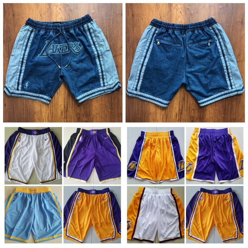 lakers jersey pants