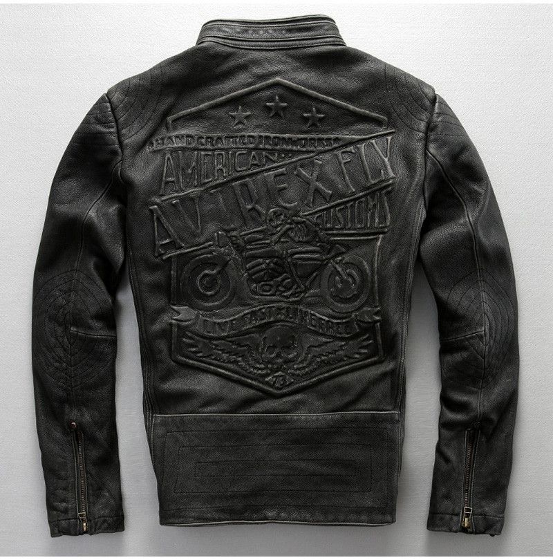 hip hop leather jacket