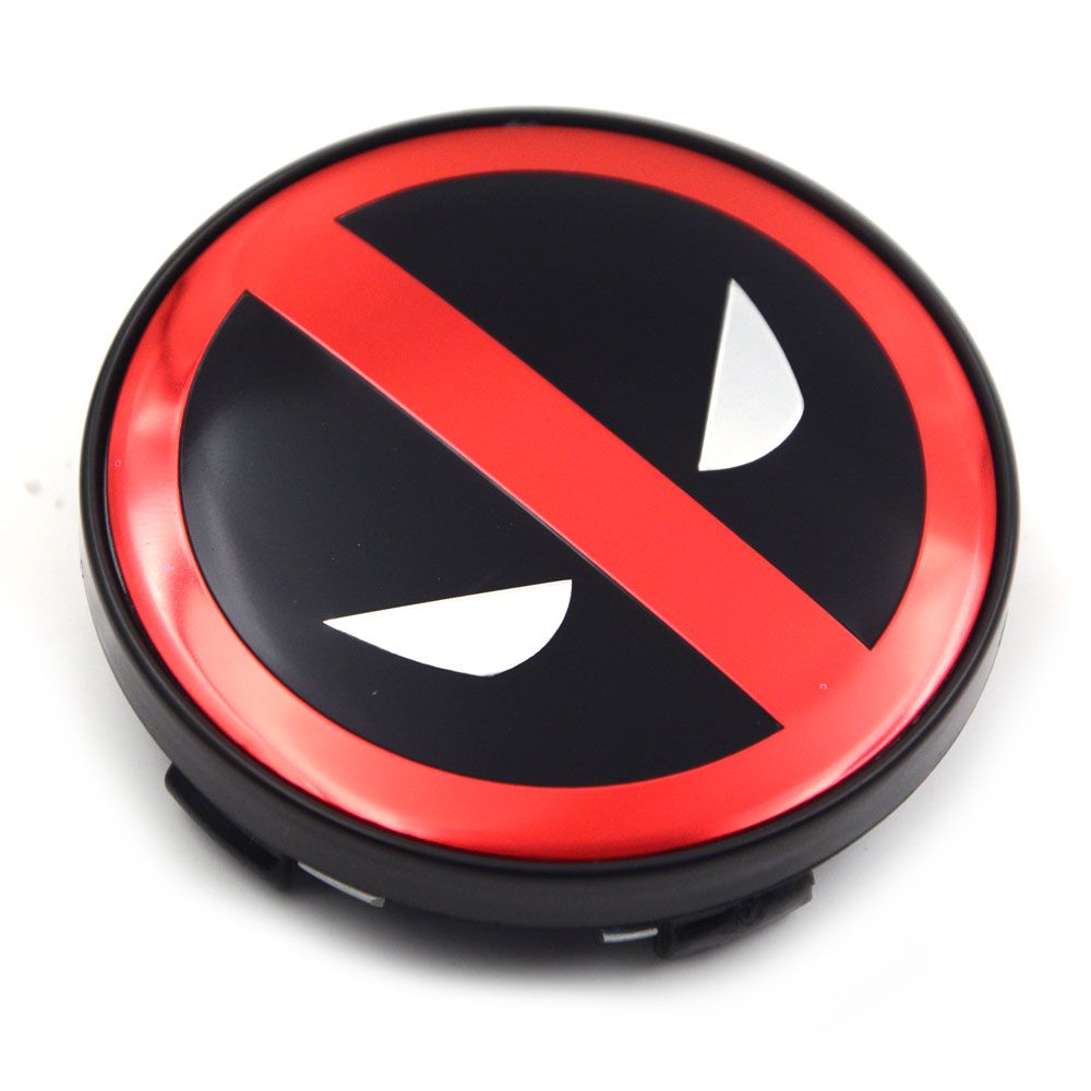Deadpool Logo Superhéroe Neumático Tapas de la válvula de rueda neumático