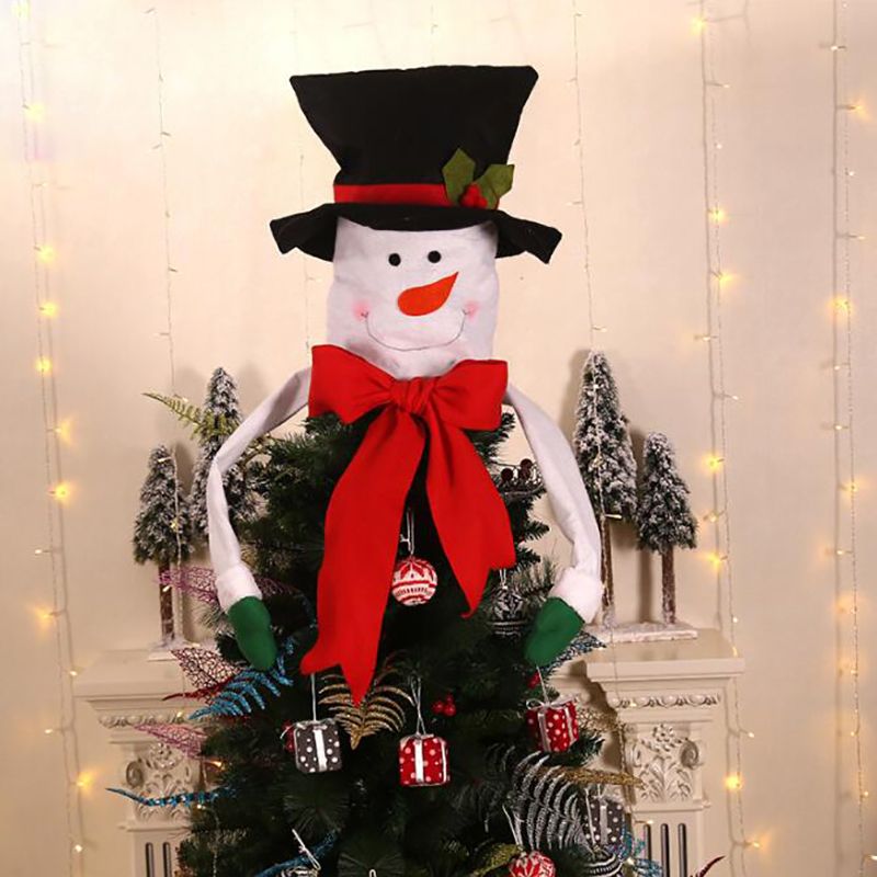 Christmas Tree Toppers Decoration Santa Claus Hat Tree Top Decoration Red Christmas Home Images Of Christmas Decorations Indoor Christmas Decoration From Baibuju8 25 57 Dhgate Com