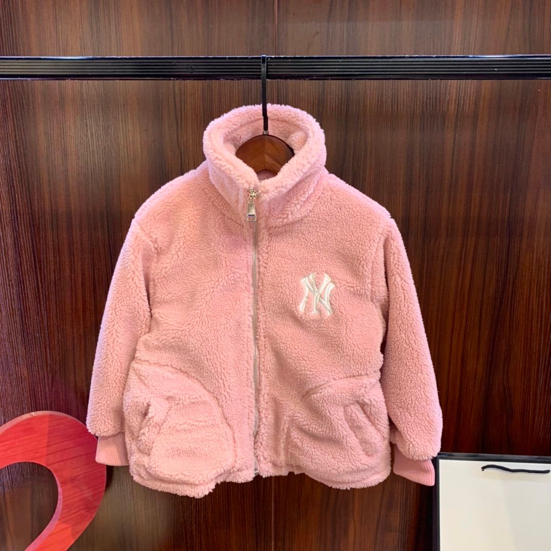 pink brand fuzzy jacket