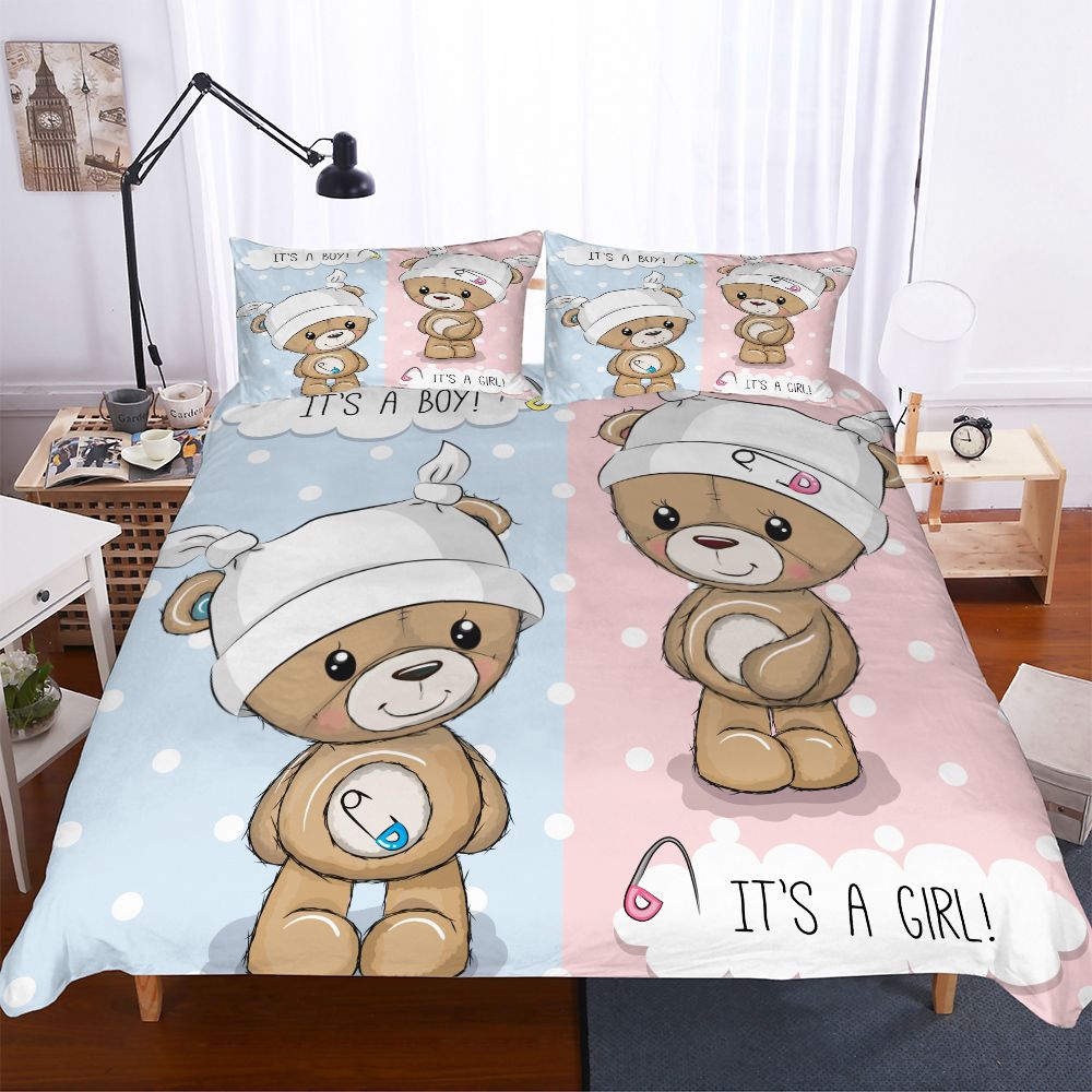teddy bear duvet set super king