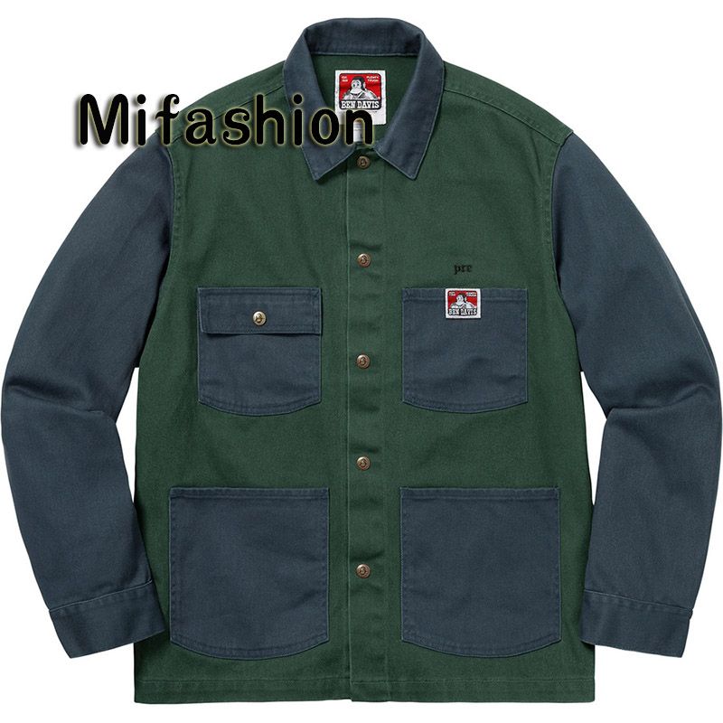 Compra Caja Americana 19FW Otoño Invierno Logo Escudo Remiendo Chore  Múltiples Bolsillos De La Chaqueta De La Calle Principal Del Monopatín Ropa  De Trabajo Barato | Entrega Rápida Y Calidad | Es.Dhgate