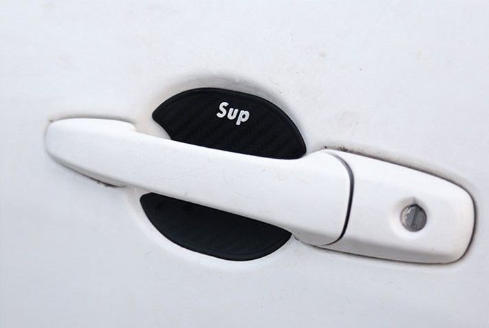 Car door handle protective film cartoon invisible door bowl protection  sticker car door paint surface retrofit