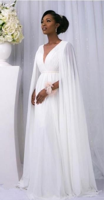 Simple Beach Chiffon Wedding Dresses 