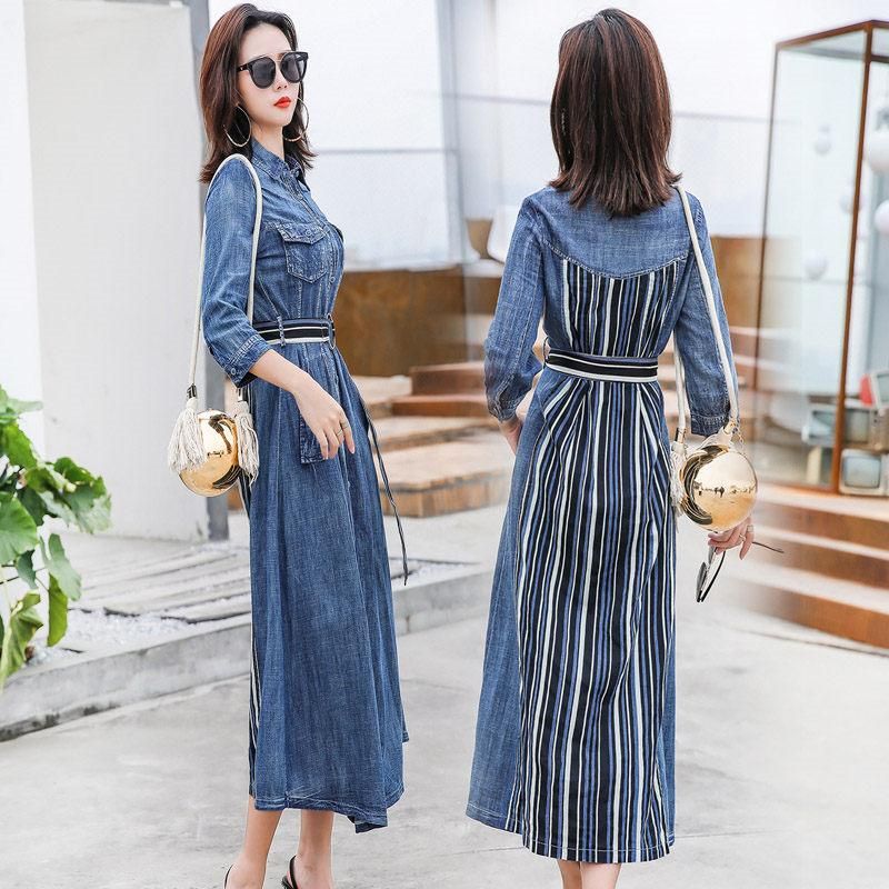 jeans single piece dress