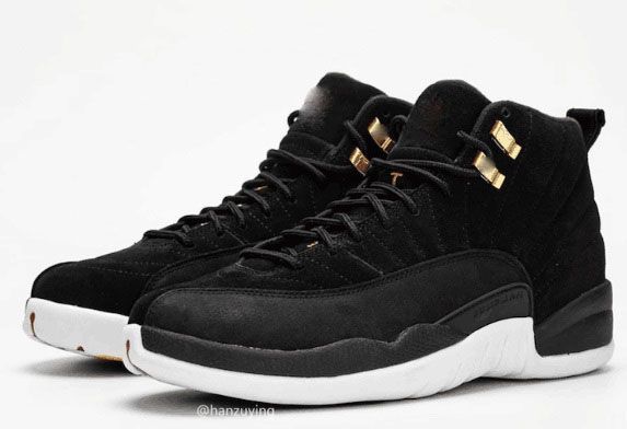 black suede 12s