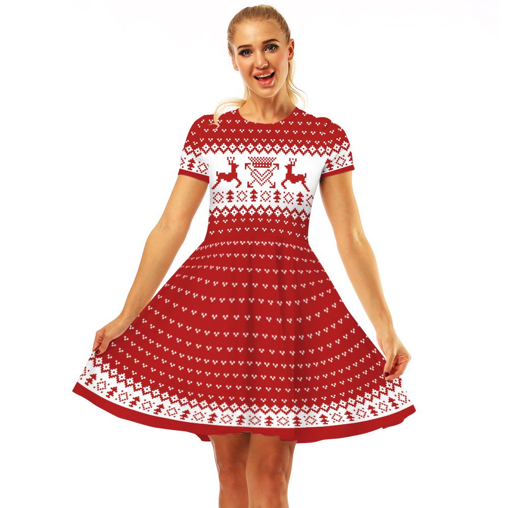 xmas swing dress