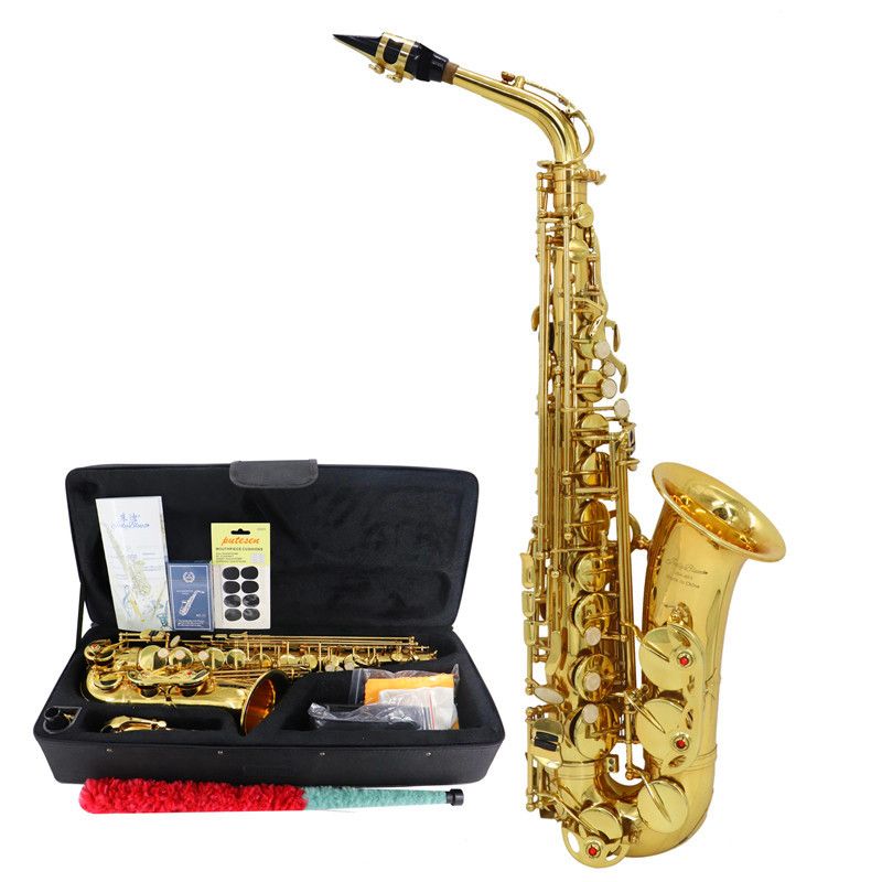 putty Star lucky Alto Saxofone E Plana Cor De Ouro JAS 801 Jody Blues Marca De Alta  Qualidade Instrumentos Musicais De $1.105,38 | DHgate