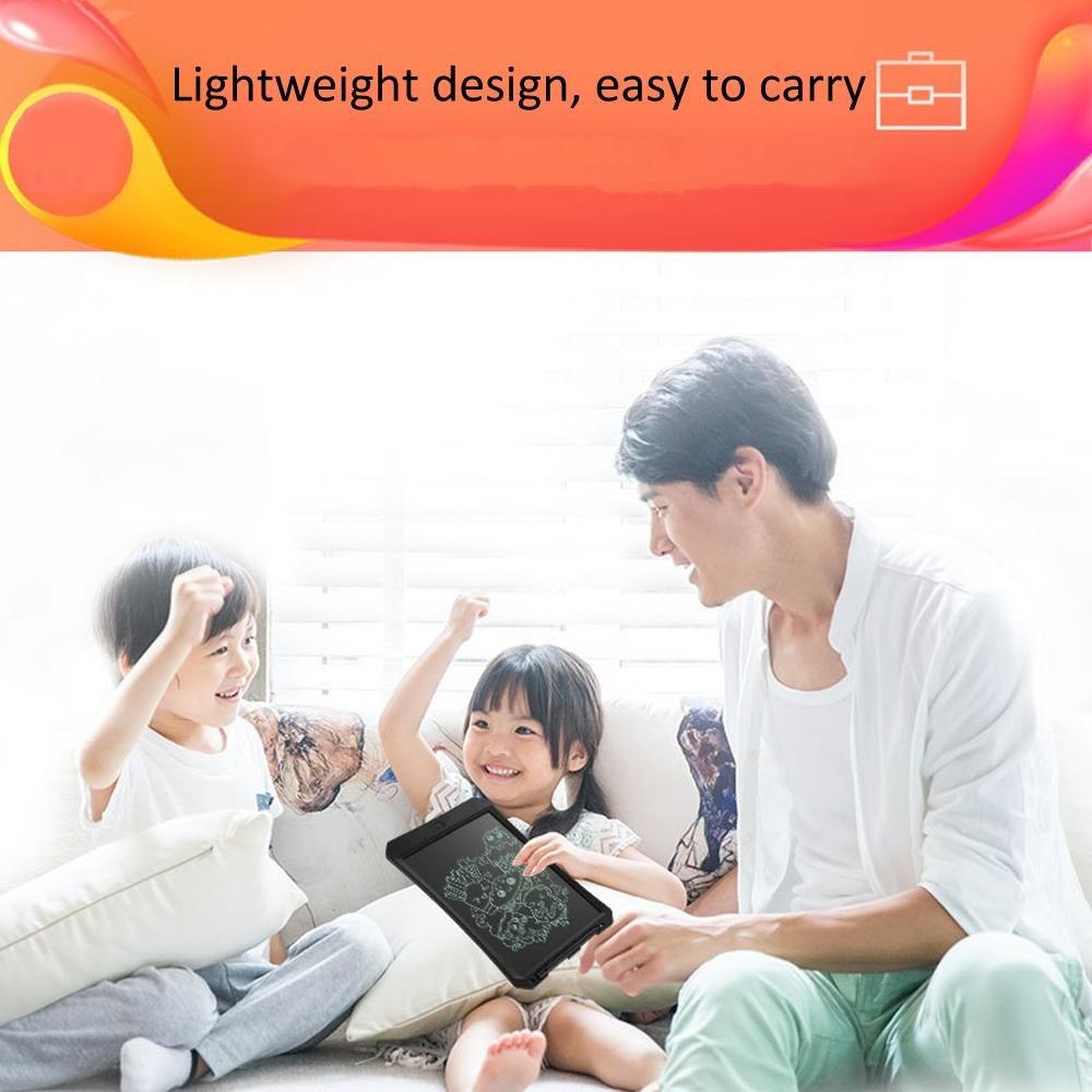 Black Consumer Electronics 11 inch LCD Monochrome Screen Rough Handwriting Writing Tablet High Brightness Handwriting Drawing Sketching Graffiti Scribble Doodle Board for Home Office Writing Drawing