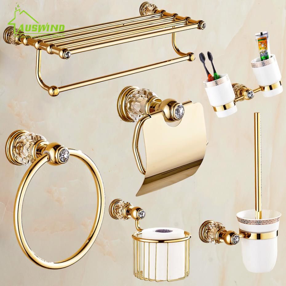 gold bathroom accessories bed bath and beyond
