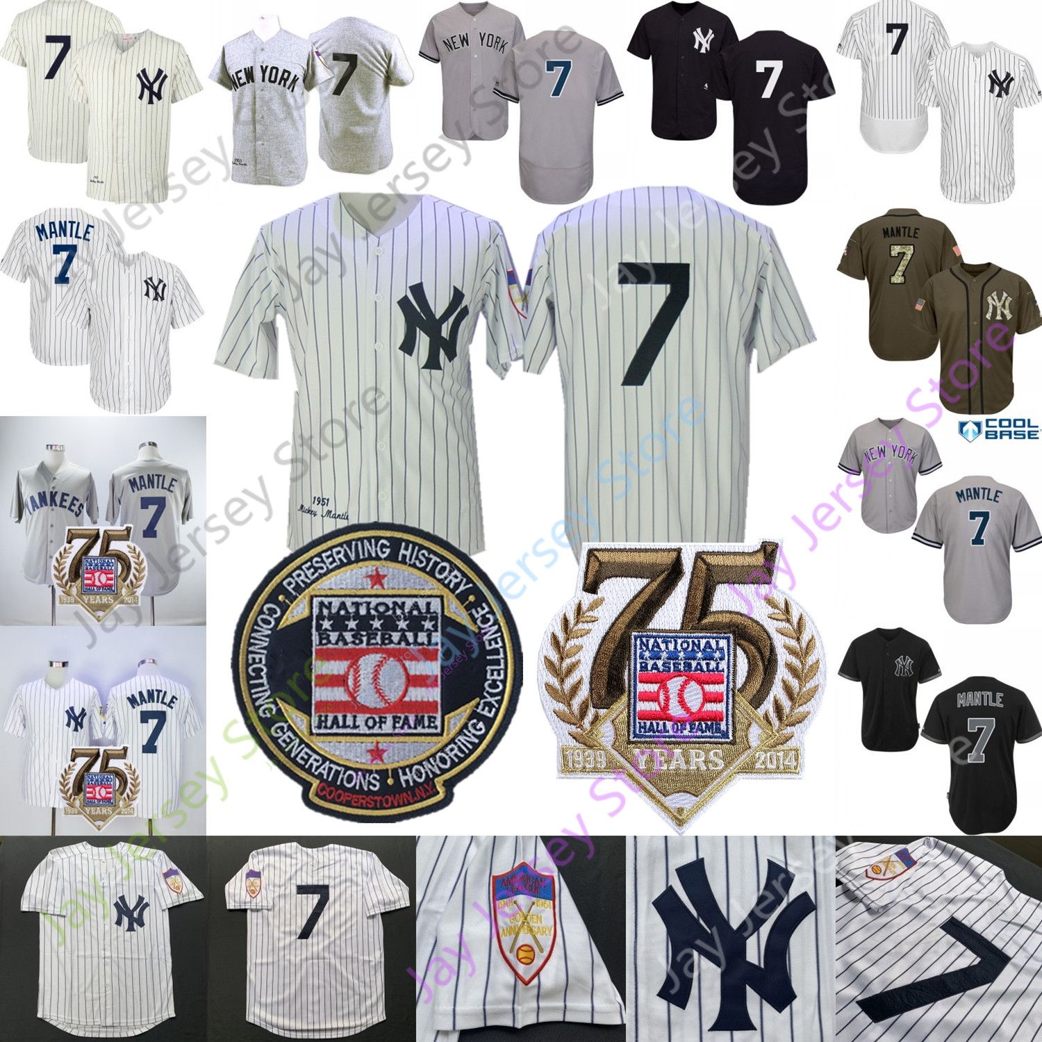 1951 mickey mantle jersey