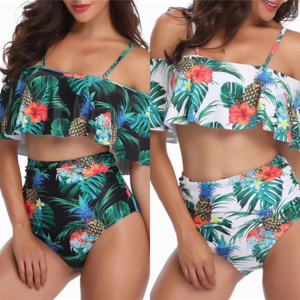 black pineapple swimsuit