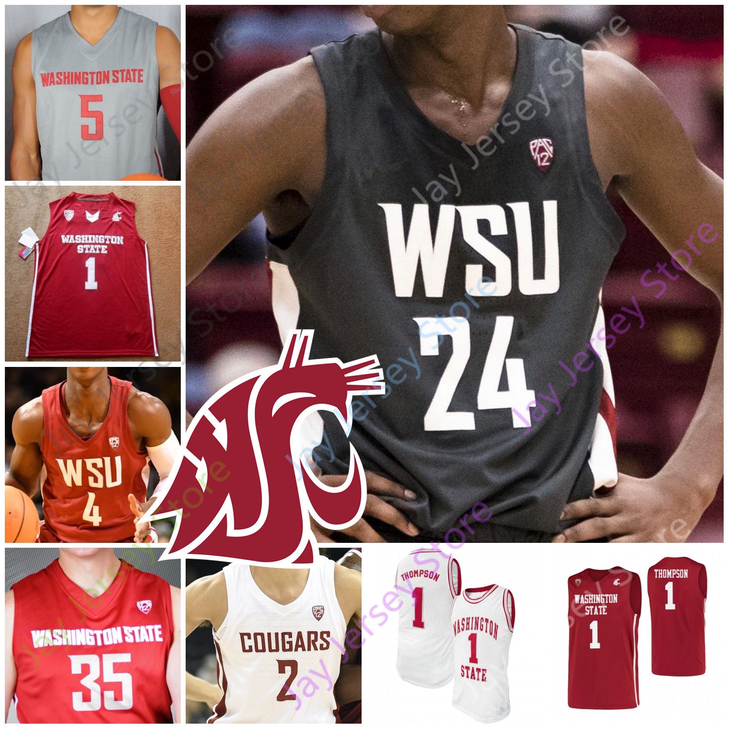 wsu custom jersey