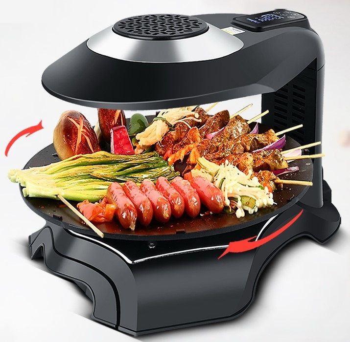 2021 Portable 3D Infrared Electric Barbecue Grill BBQ Takeout Electric