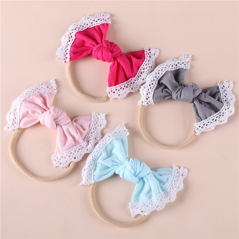 Reese Impresión Bowknot Recién Nacido Bebé Cabello Con Linda Reese Impresión Bowknot Recién Nacido Bebé Cabello Con Linda