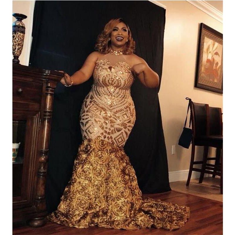 plus size mermaid prom dresses 2019