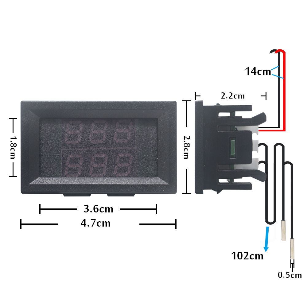 2 in 1 Outdoor Travel Car Compass Thermometer Boat Caravan Truck Guide Ball
