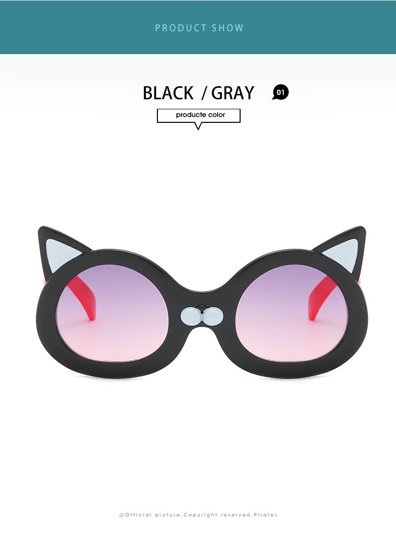 Gafas De Sol Con Orejas De Gato De Dibujos Animados De Gafas De Sol Con Orejas De Gato De Dibujos Animados De