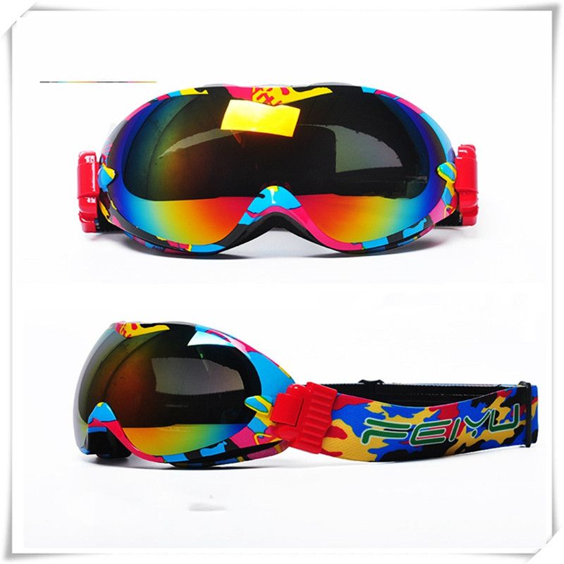 leopard print ski goggles