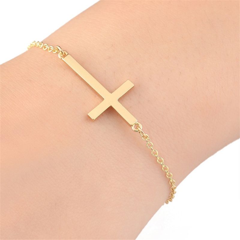 Religious Sideway Cross Bracelet Christian In Good Faith Bracelet
