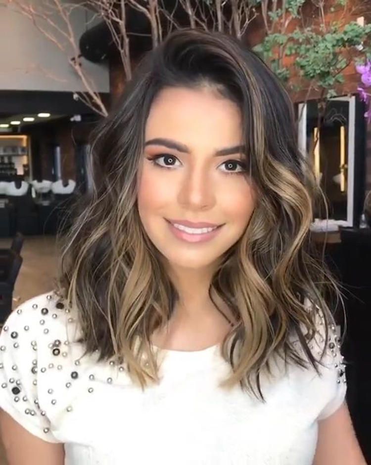 Black Gradient Brown Lady Wig Big Wave Short Curly Hair With High Grade Rose Intranet 38 Cm Long From Keconan 14 62 Dhgate Com