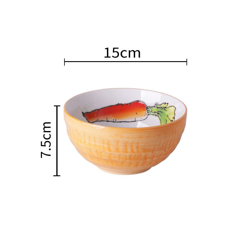6 polegadas tigela - Carrot