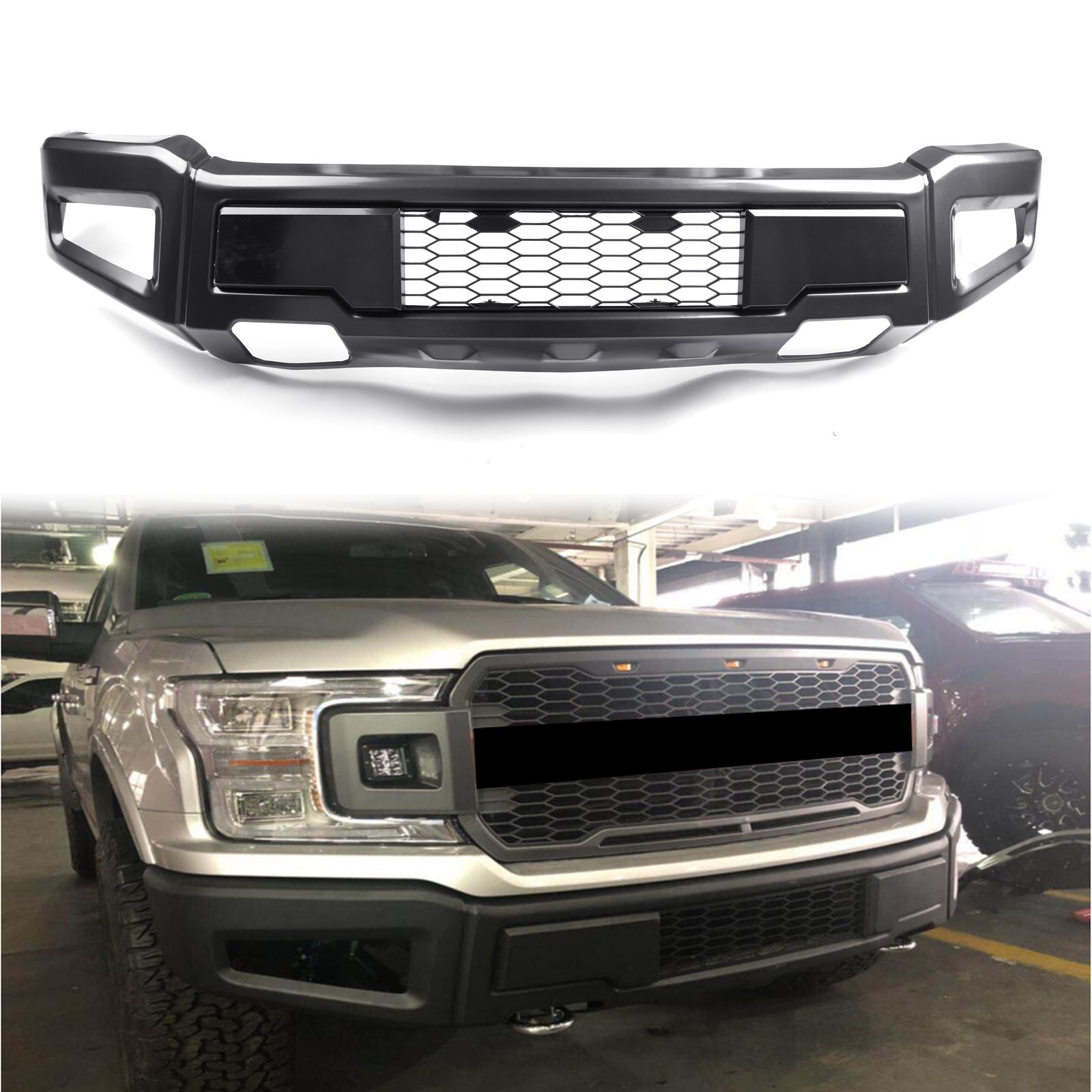 2020 Areyourshop Raptor Style Front Bumper Assembly Kit For Ford F 150