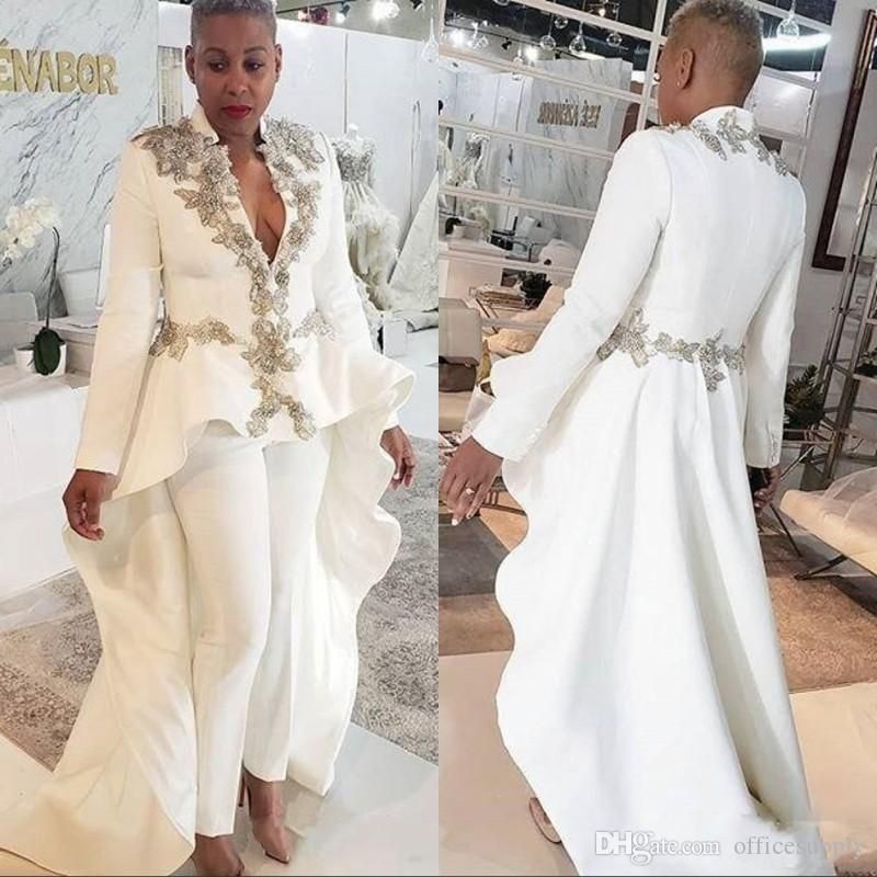 plus size white jumpsuits for wedding
