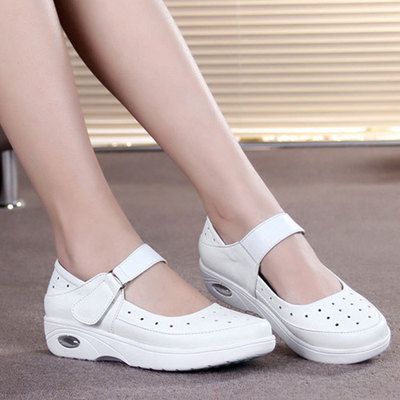 2019 New Nurse Maternity Shoes Soft Bottom White Jelly Bottom