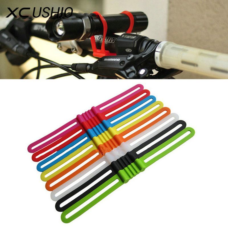 3x vélo porte-lampe accessoires fixation cintres élastiq/_fr