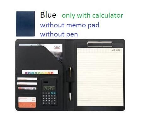 blue with calculator 24x33cm