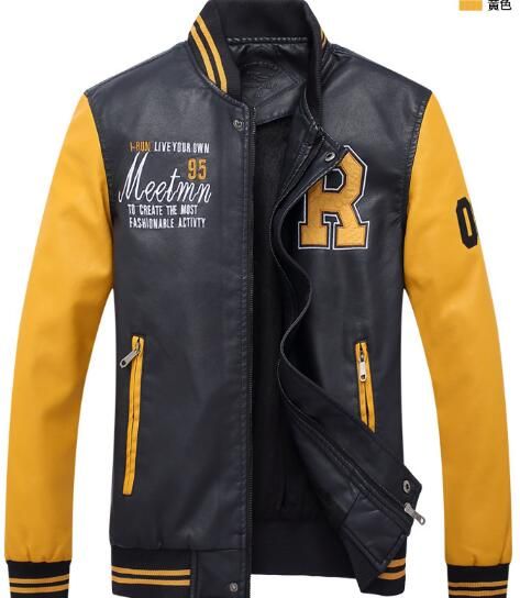 jaqueta de couro fino masculina