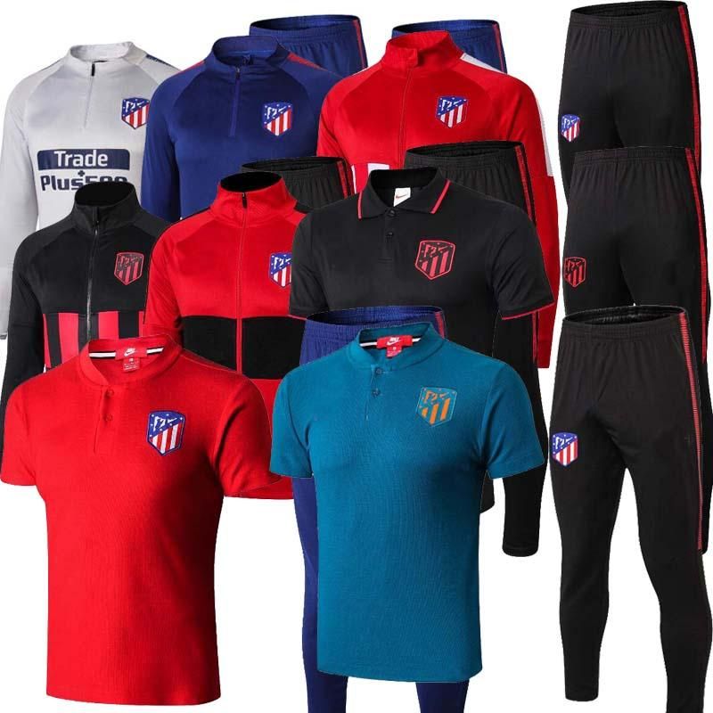 2019 2020 Tailandia Atlético De Madrid Chaqueta De Chándal Adulto Establece 19 20 Traje De Entrenamiento De Larga Chaqueta De Chándal De Ropa Deportiva De Fútbol De 27,13 € | DHgate