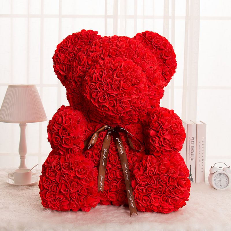 handmade rose bear
