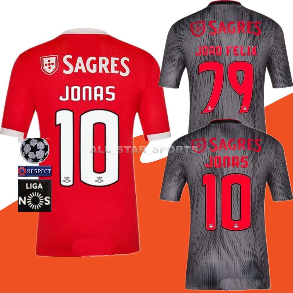 2020 2019 SL Benfica Soccer Jerseys JOÃO FÉLIX Football ...