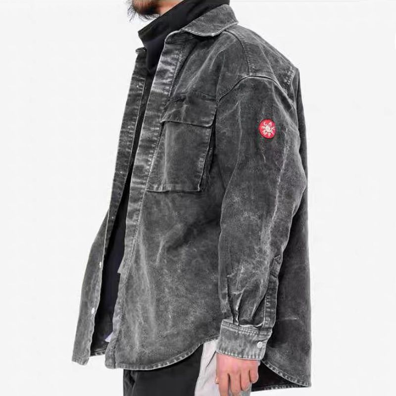 19SS Cav Empt Make Washed Grey Denim 