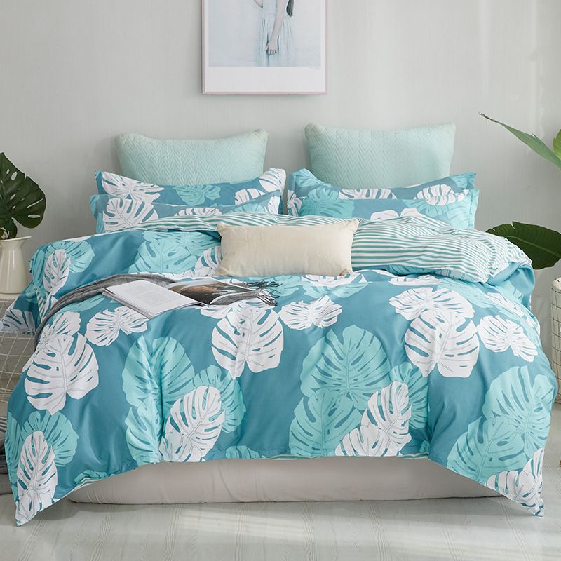 2019 New Spring Summer Bed Linen Bedclothes Bed Cover Tropical