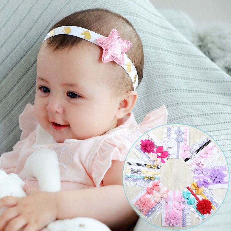 New Chiffon Flower Cloth Headband Infant Baby Princess Hair Band Kids Girl Gifts