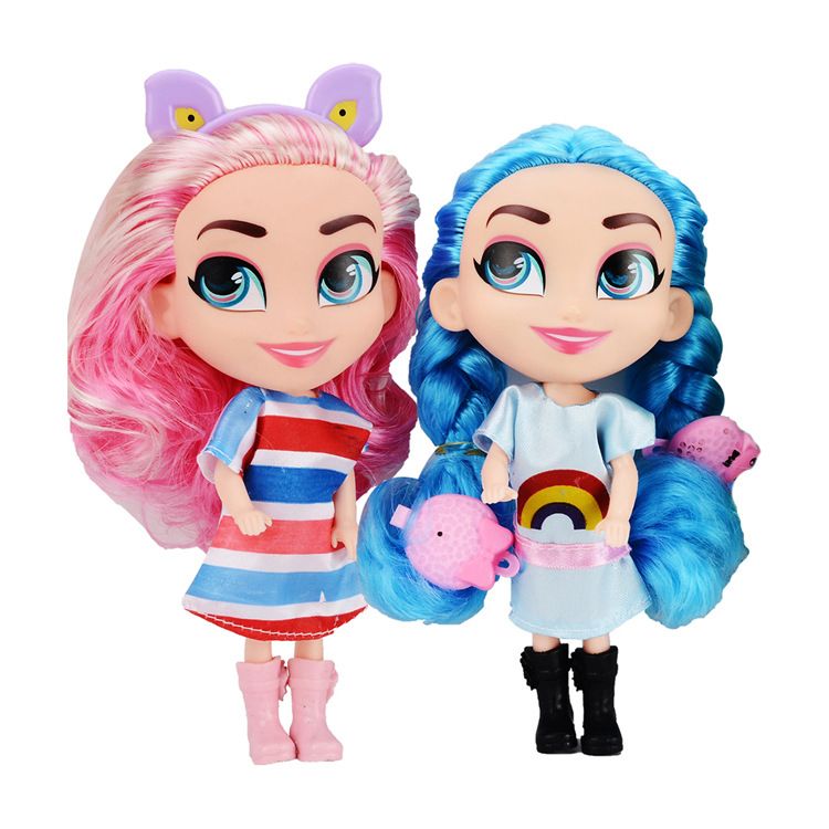 Compre 2019 Nueva Llegada 5 Estilos Figuras De Acción Muñecas De Pelo Largo Para Niñas Con Joyas Muñeca De Plástico Muñeca De Vestir Regalos De Navidad A 3,73 € Del Jinjin321 | DHgate.Com