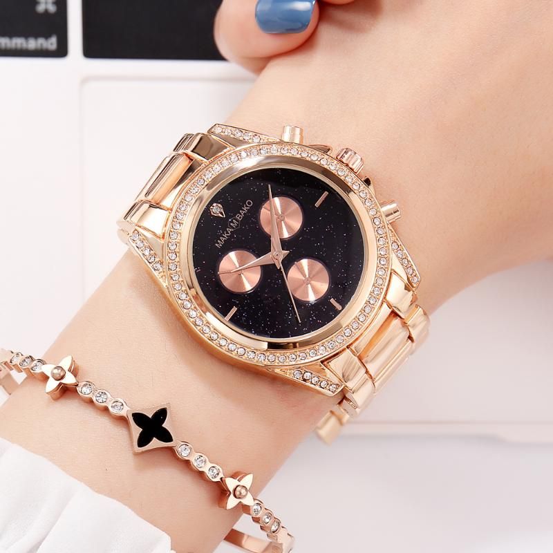 Women Creative Design Fashion Leisure Quartz Ladies Watches Top Bussiness Quartz Waterproof Gold Starry Sky Watch Cool Watches Swiss Watch From Winwin2013 27 93 Dhgate Com