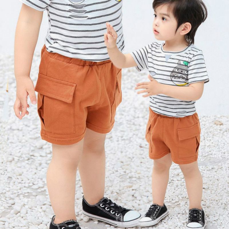 Pantalones del nuevo verano de niños pantalones cortos de algodón pantalones cortos para Niños Niñas