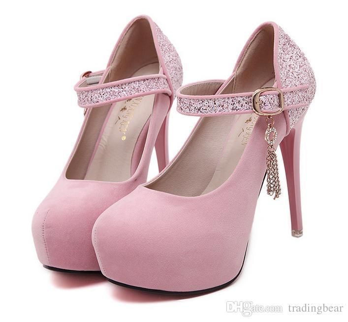 baby pink heels
