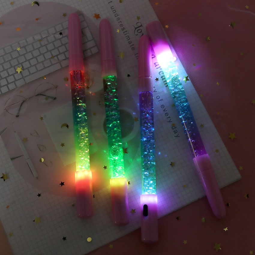 Glow in the Dark Glitter Light Pen 