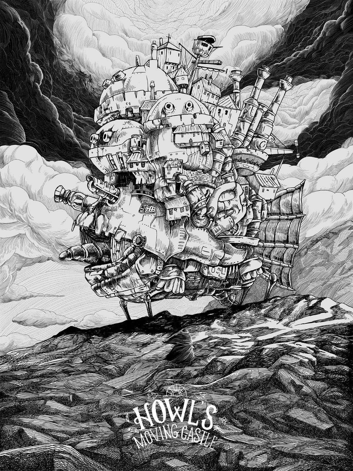 studio ghibli howls moving castle anime art silk print poster 24x36inch60x90cm 019 from chuy8988 10 93 dhgate com