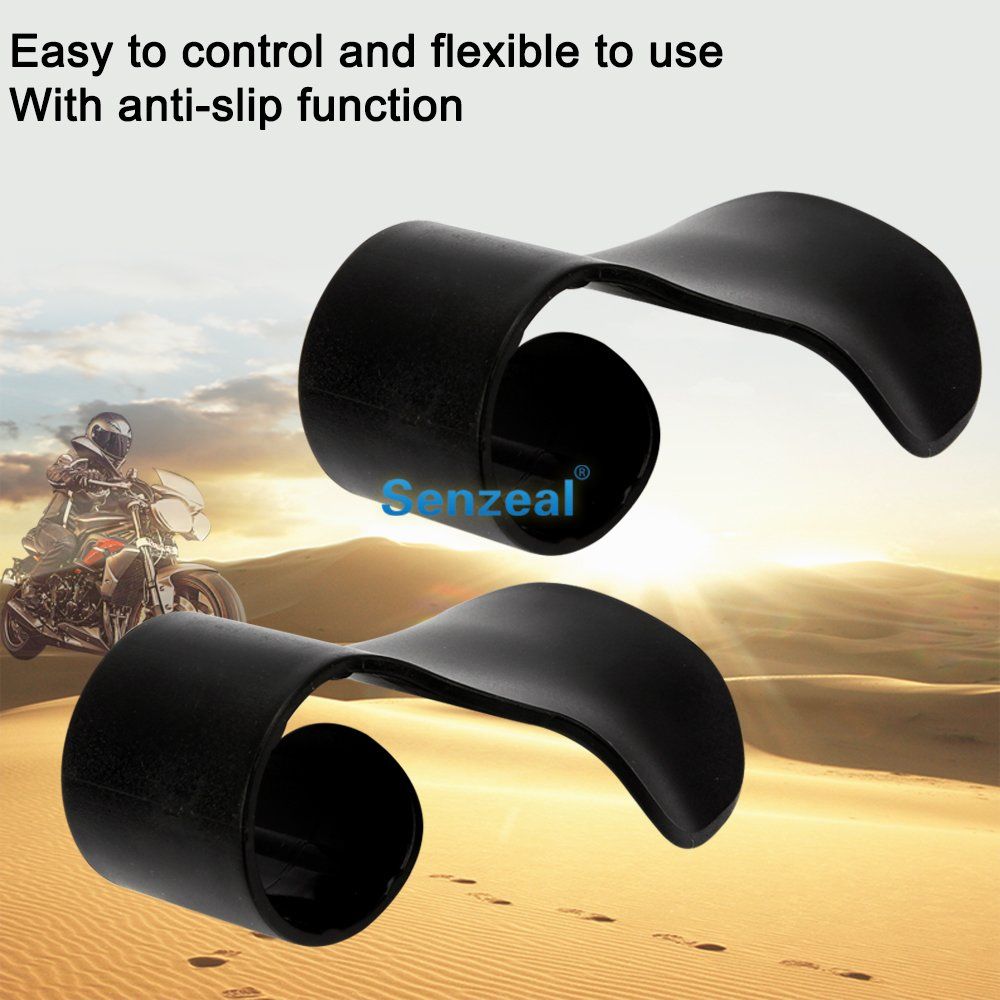 Senzeal 2pcs Universal Motorcycle Throttle Assist Grip Throttle Clamp Motorcycle Control Holder for Motorcycle Moped
