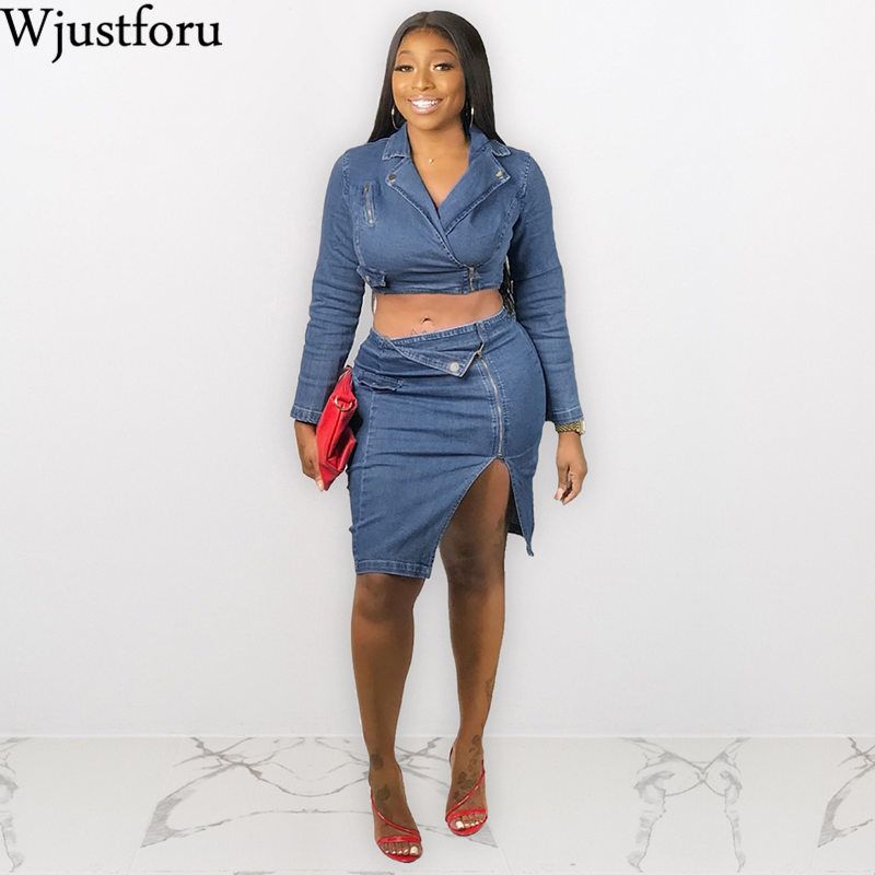 short jean jacket skirt
