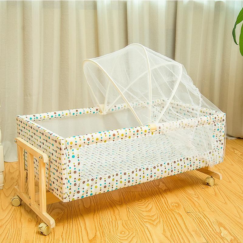 solid wood baby crib