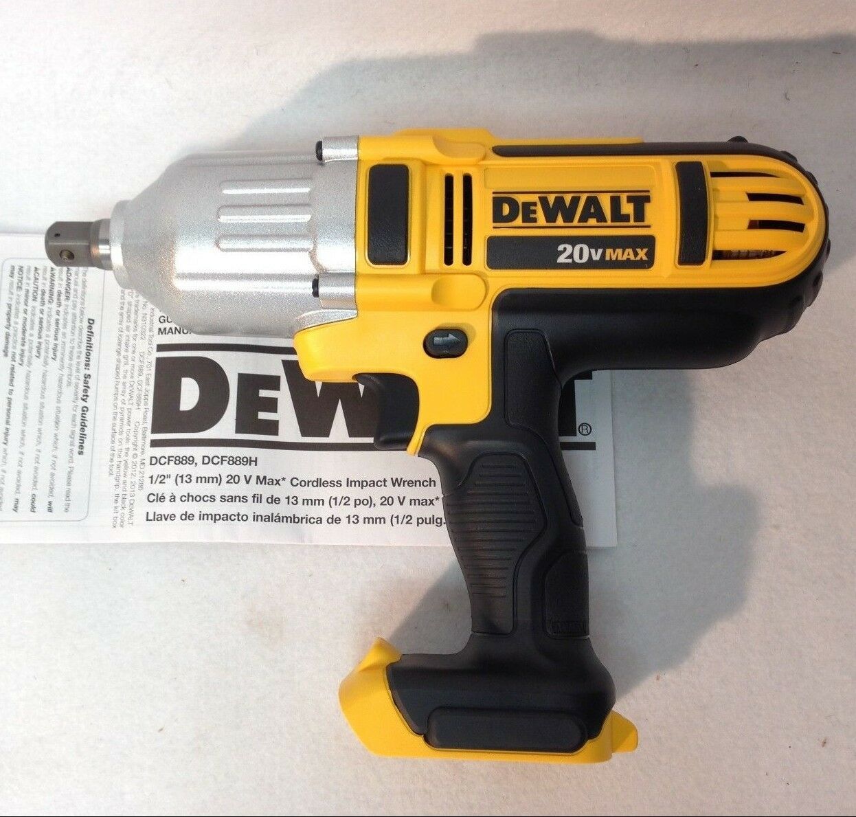 2020 Dewalt Dcf889b 20v Max Li Ion 1 2 High Torque Impact Wrench W Detent Pin Anvil From Shengju99 43 42 Dhgate Com