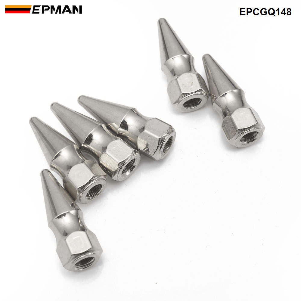 Semoic Spikes Tuner M6X1.0 Spikes Bolt Spiked Valve Cover Engine Bay Baby Spike Dress Up Washer Kit for Engine H23A1